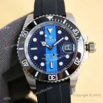 Swiss Quality Copy Rolex Submariner Citizen Watches Vertical-style Dial Rubber Strap